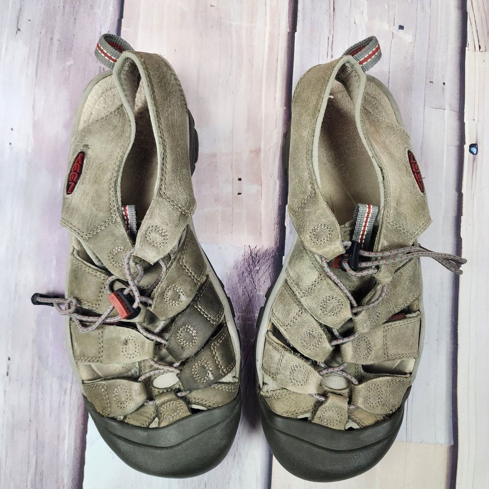 Keen Olive Green Brown Closed-Toe Hiking Sandals - Picture 3 of 8